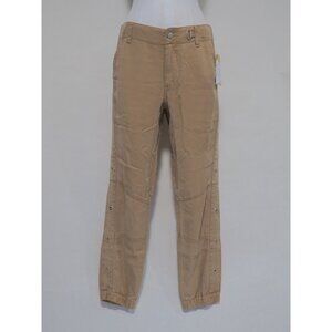 PAM & GELA Tan 100% Tencel Pants With Elastic Cuffs, US Size 4